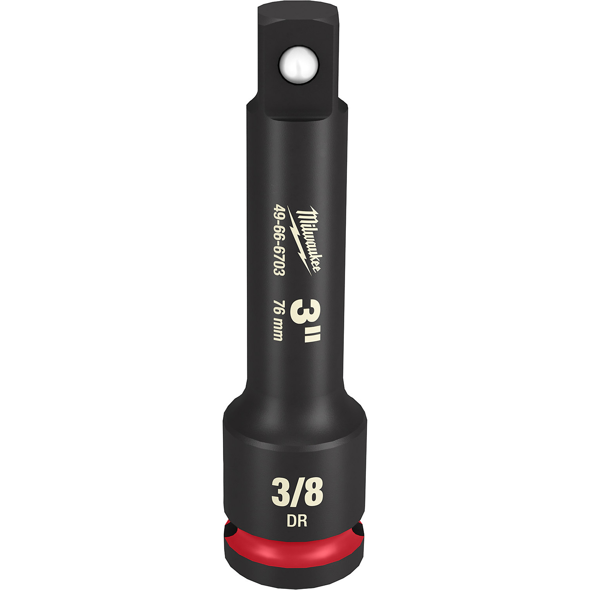 Milwaukee SHOCKWAVE™ Impact Duty™ 3in. Socket Extension, 3/8 in. Drive, Model# 49-66-6703
